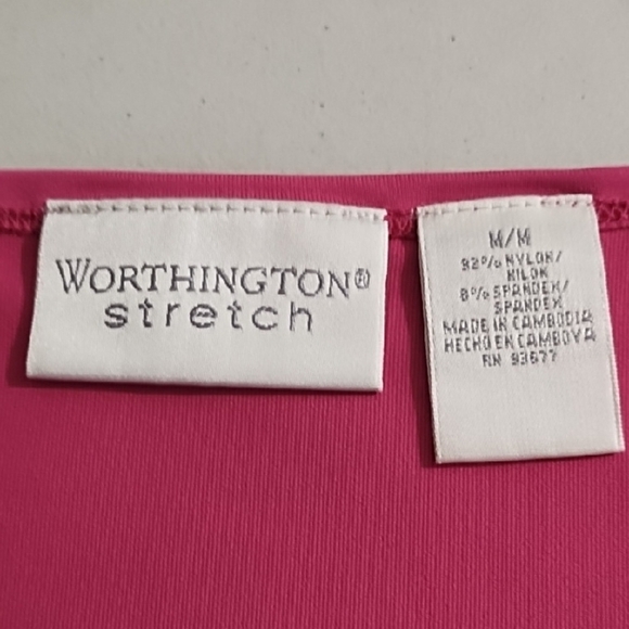 Stretchy Pink Wrap Fitted Tank Top - Picture 5 of 9